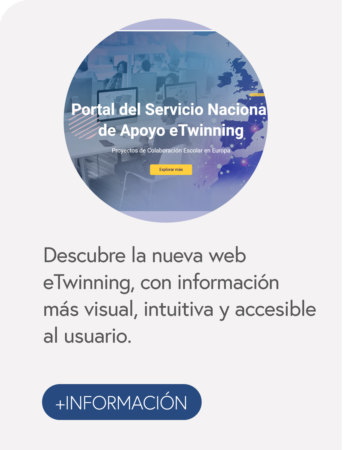 Descubre la nueva web eTwinning, con información más visual, intuitiva y accesible al usuario.  