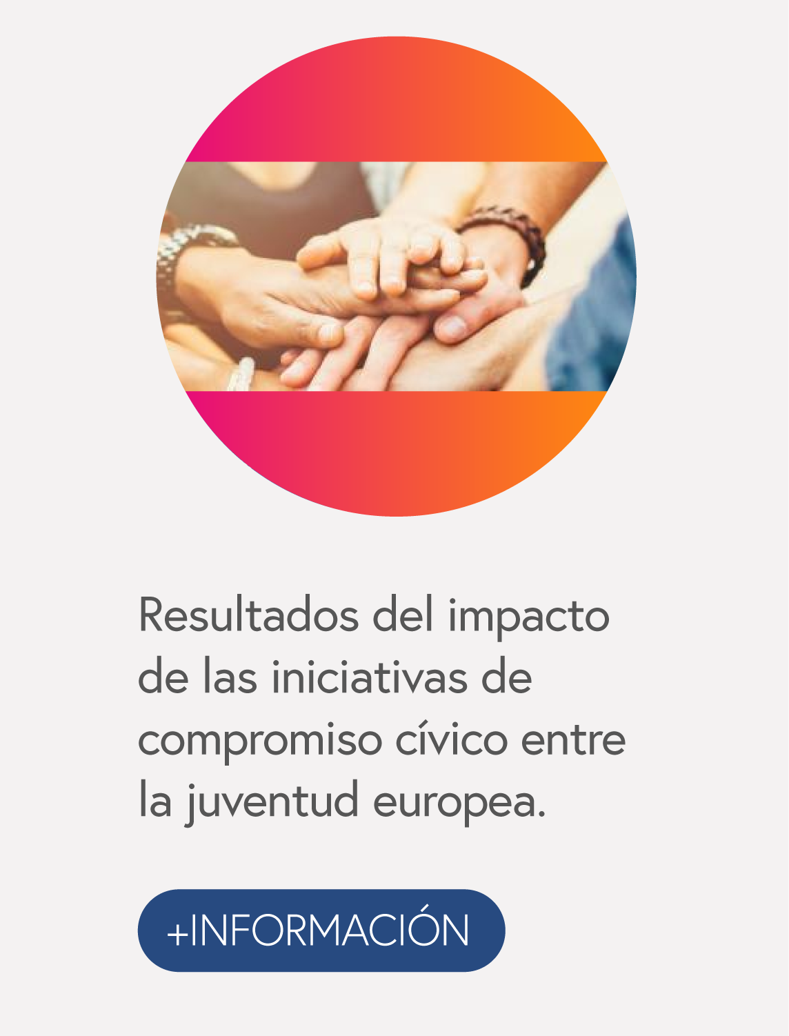 Resultados del impacto de las iniciativas de compromiso cívico entre la juventud europea.