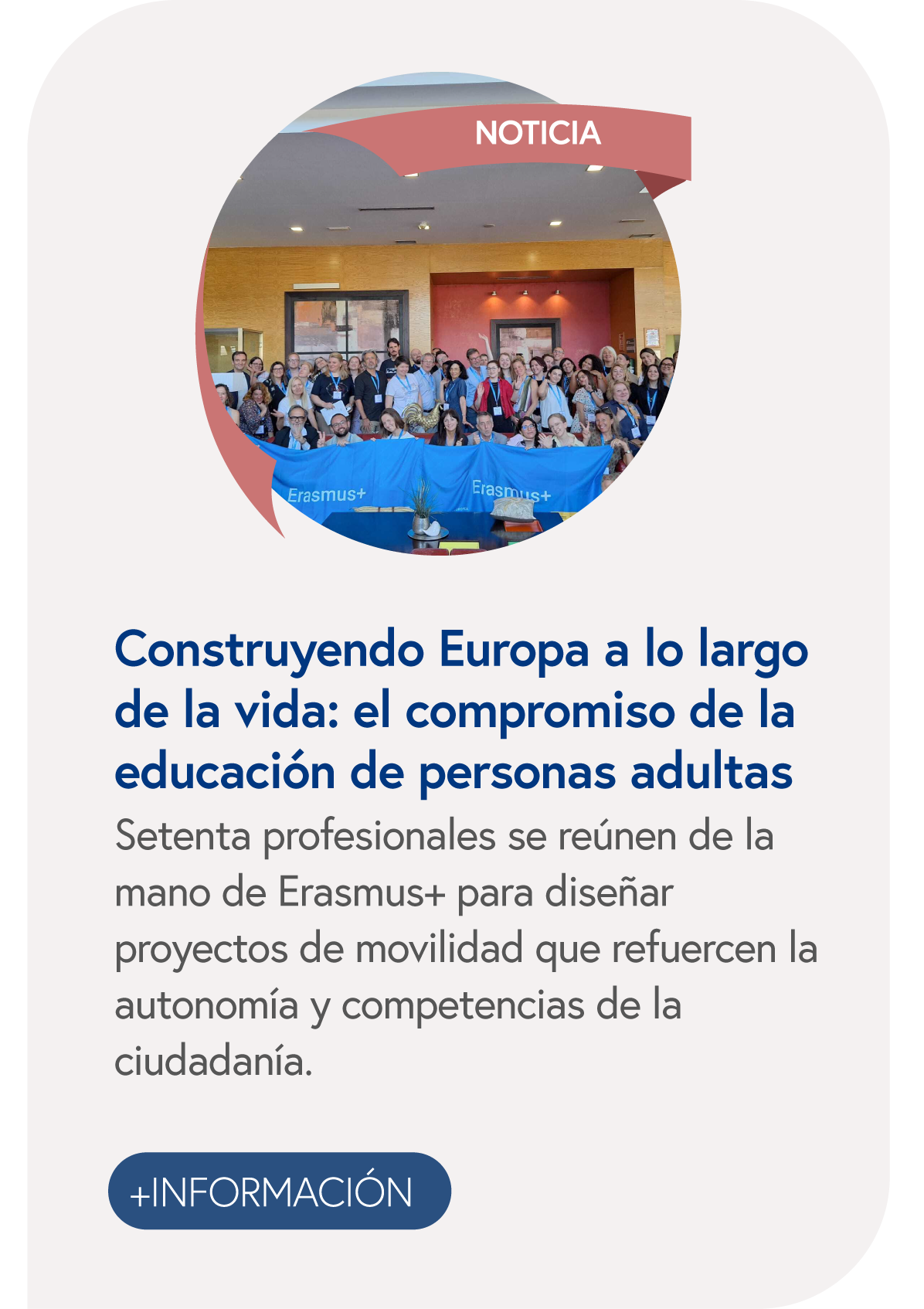 Construyendo Europa a lo largo de la vida: el compromiso de la educación de personas adultas 