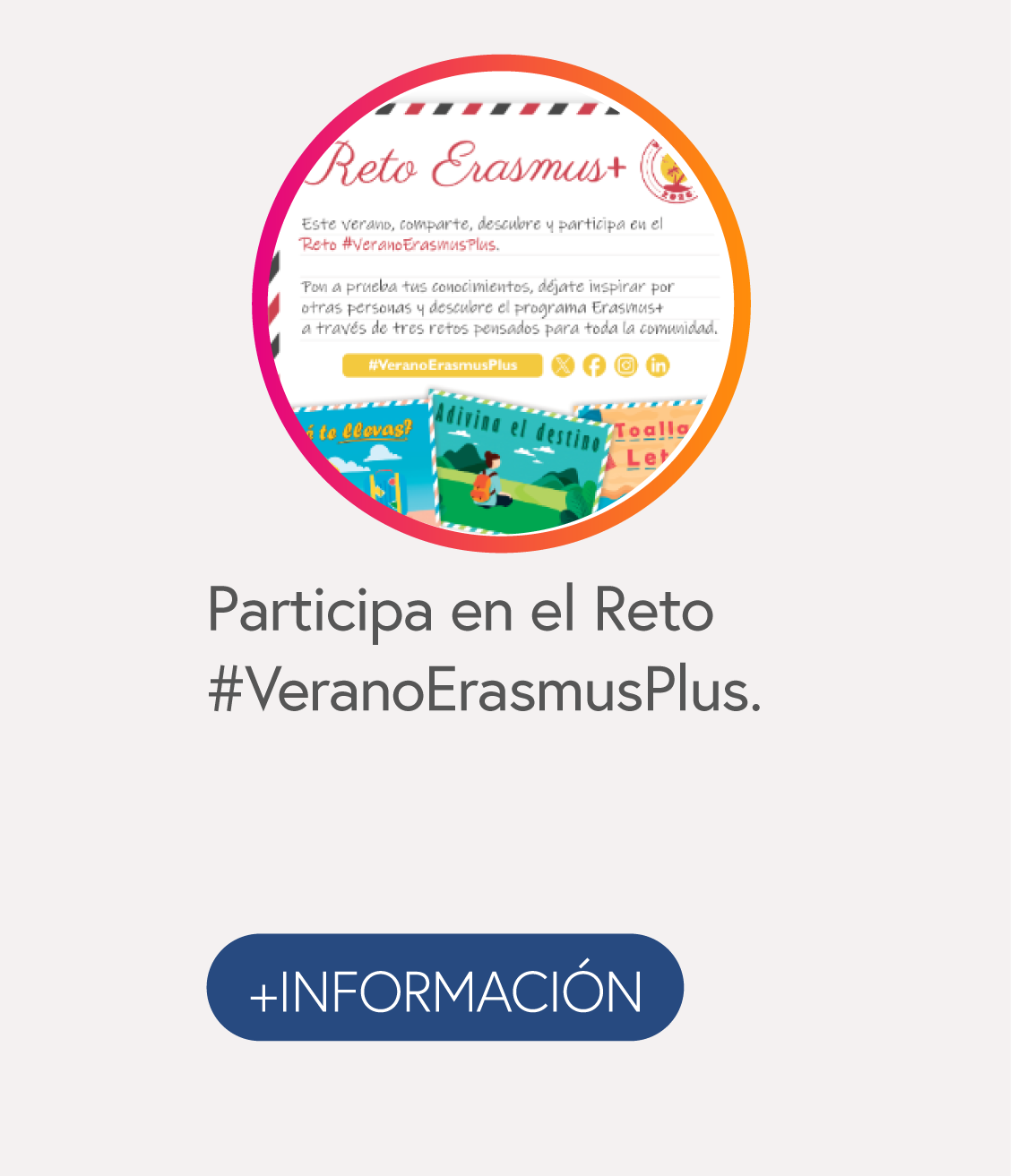 Participa en el Reto #VeranoErasmusPlus.
