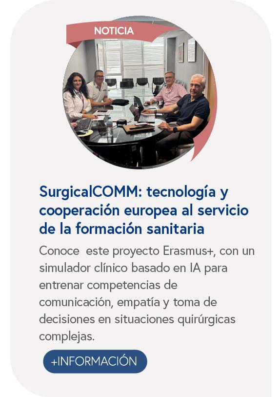 SurgicalCOMM: tecnología y cooperación europea al servicio de la formación sanitaria