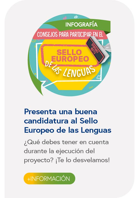 Presenta una buena candidatura al Sello Europeo de las Lenguas