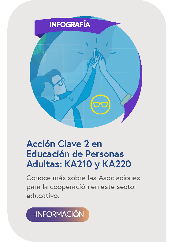 Acción Clave 2 en Educación de Personas Adultas: KA210 y KA220