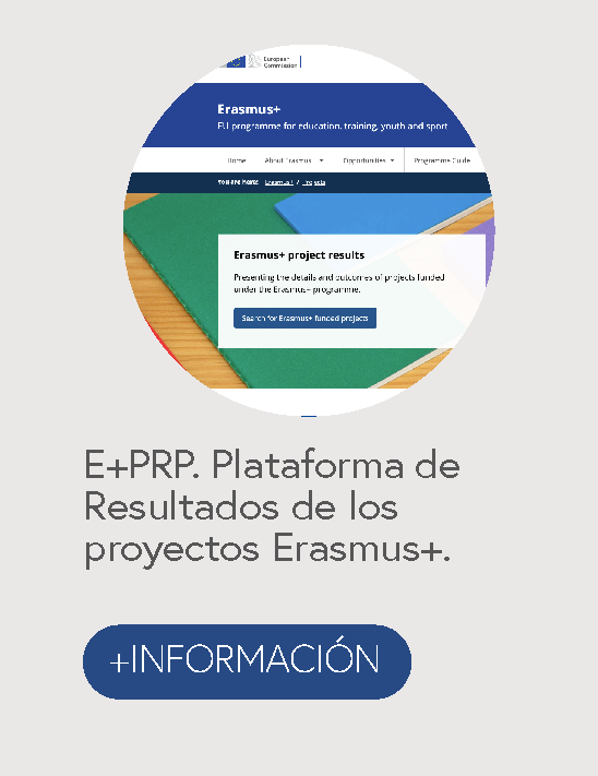  E+PRP. Plataforma de Resultados de los proyectos Erasmus+.