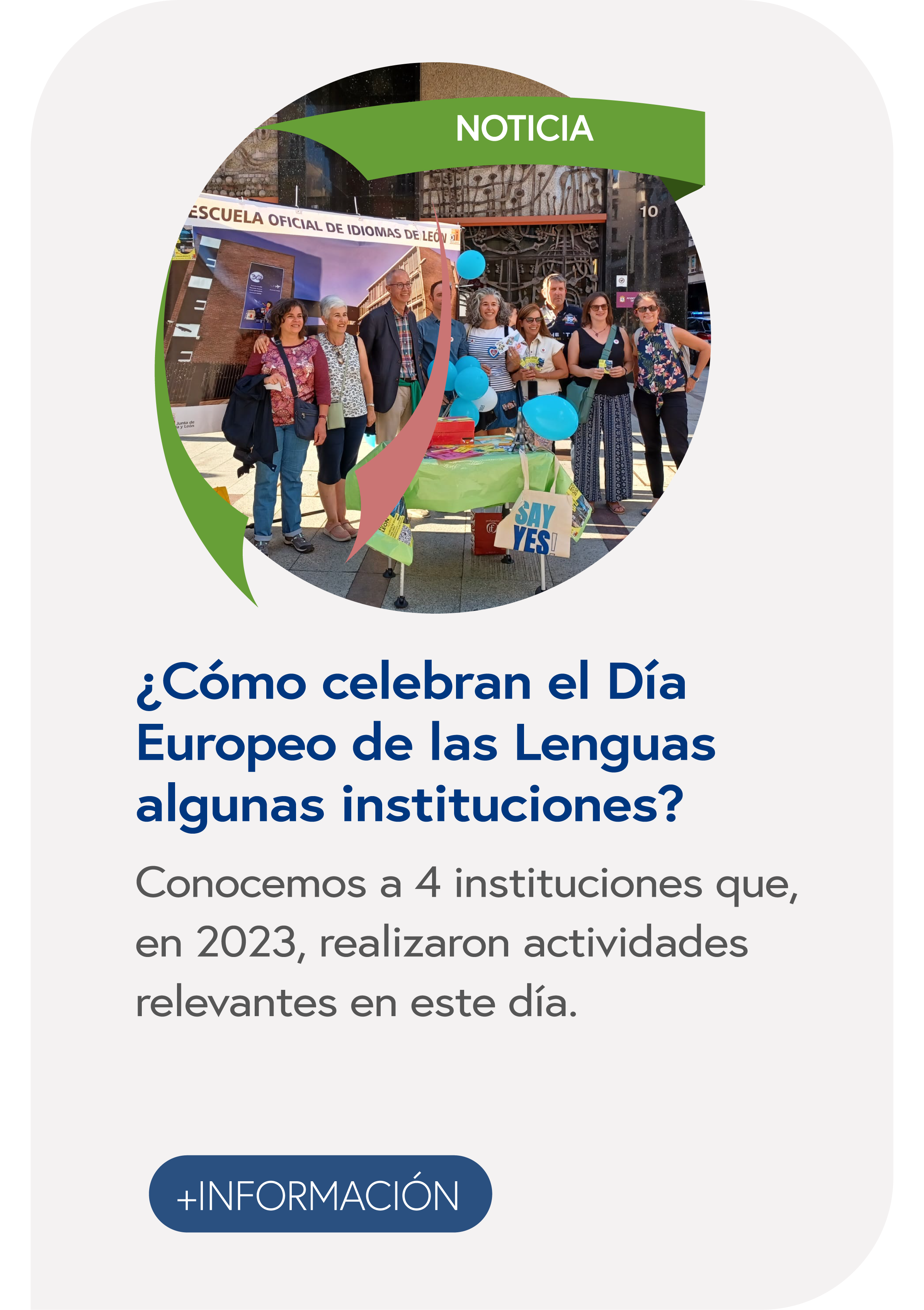 ¿Cómo celebran el Día Europeo de las Lenguas algunas instituciones?