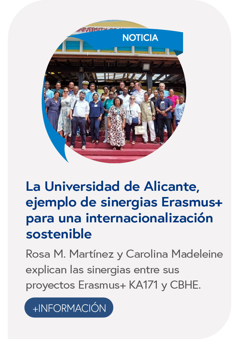La Universidad de Alicante, ejemplo de sinergias Erasmus+ para una internacionalización sostenible