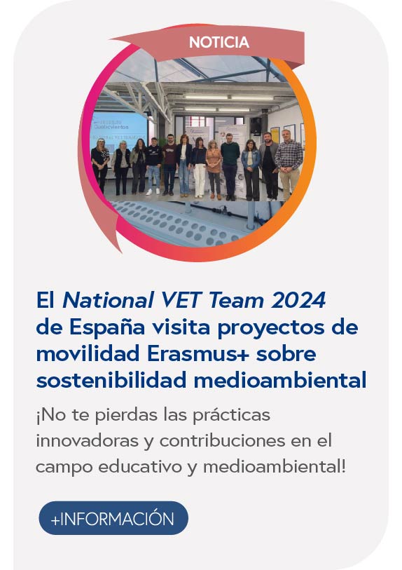 El National VET Team 2024 en España visita proyectos de movilidad Erasmus+ sobre sostenibilidad medioambiental