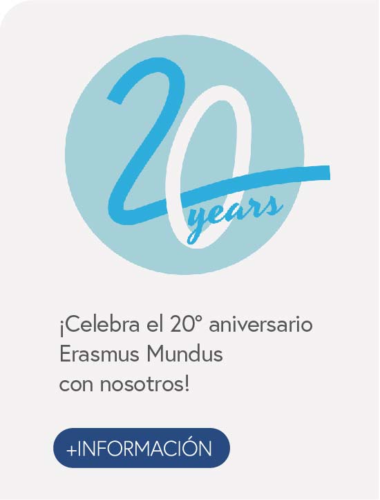 ¡Celebra el 20º aniversario Erasmus Mundus con nosotros!